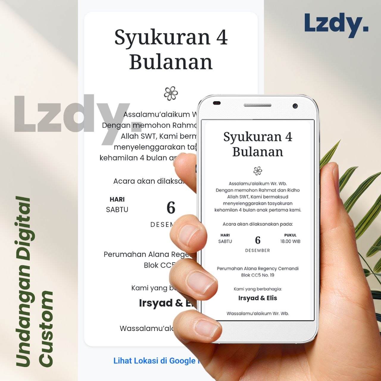Kelas Undangan Digital Custom